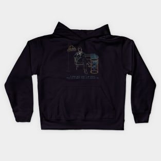 BTS RM BLOOD SWEAT AND TEARS LINE ART Kids Hoodie